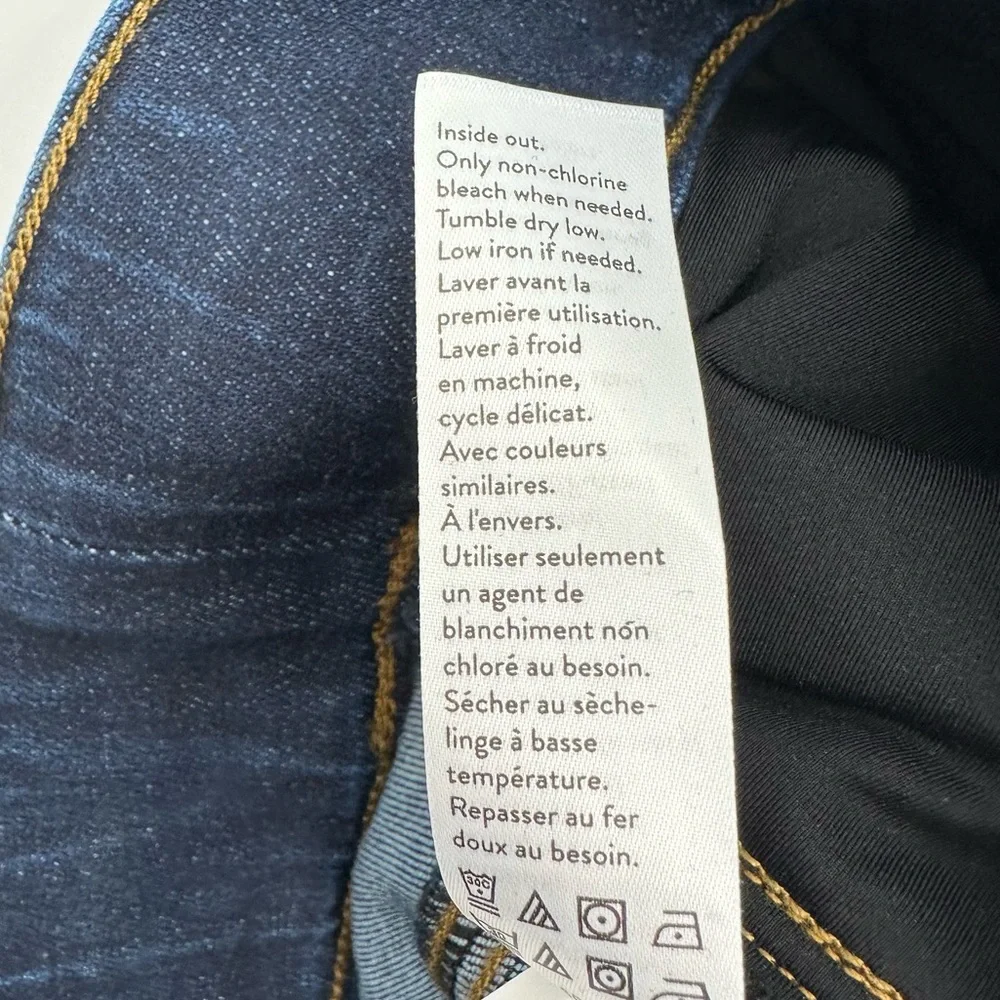 SPANX Cropped Flare Denim Stretch Jeans in Medium Wash - Picture 13 of 15